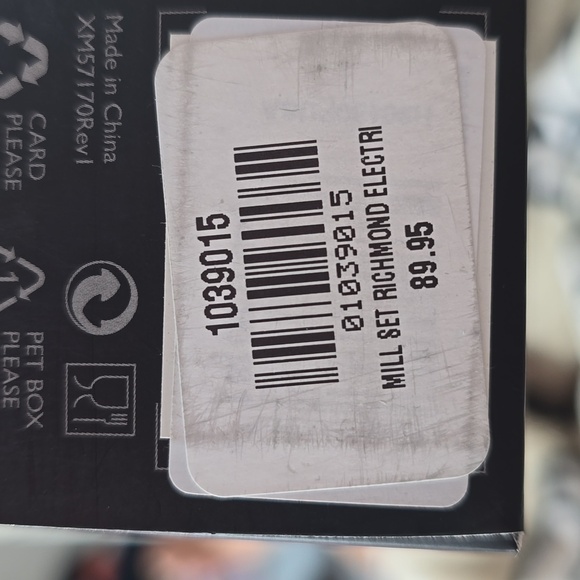 ❤️BUY 2 GET 1 FREE  Cole & Mason Black Richmond Electric Mill Gift Set - Picture 6 of 15